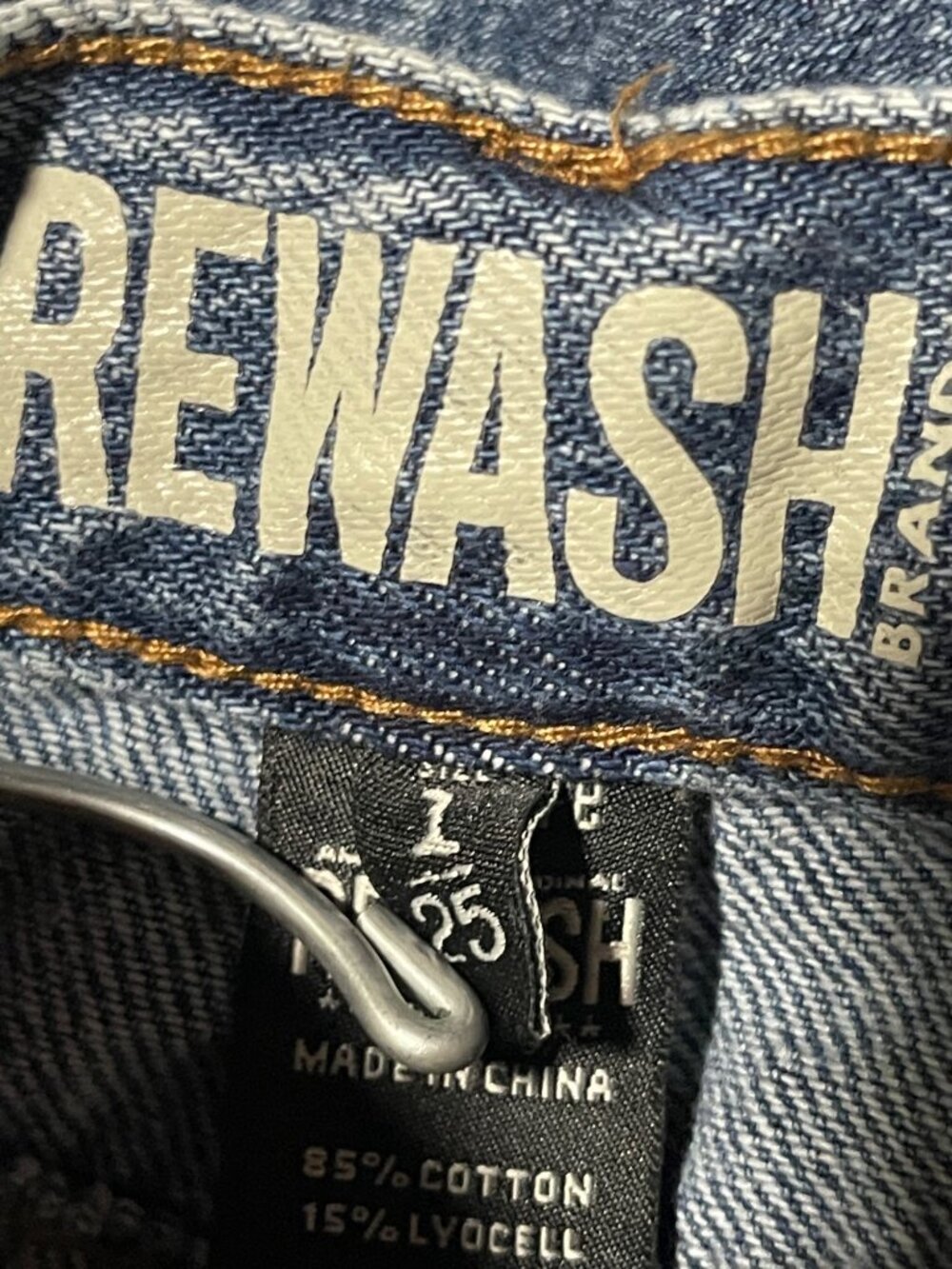 Rewash Denim Jeans Womens Size 1 JR/25 waist A-Line Classic Rise Effortless 1 JR - Picture 4 of 12